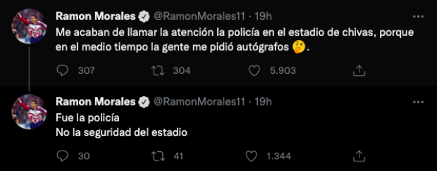 Ramón Morales revela que le llamaron la atención en el Estadio de las Chivas.