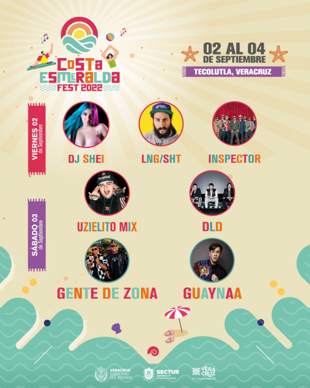 Conciertos de Costa Esmeralda Fest.