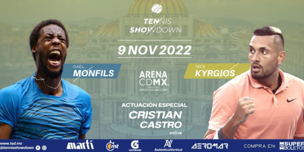 Nick Kyrgios y Gaël Monfils participarán en el Showdown de la CDMX