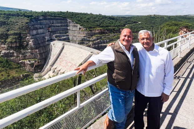 El Presidente, Andrés Manuel López Obrador y el gobernador de Jalisco, Enrique Alfaro