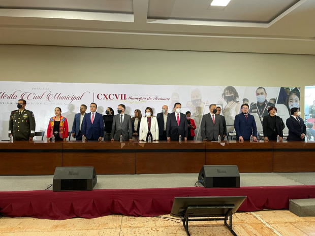 Este lunes se llevó a cabo la ceremonia por el 197 aniversario de la fundación del municipio de Tecámac.