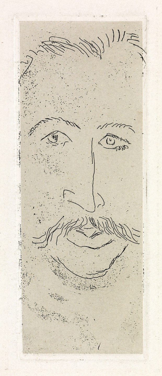 Henri Matisse, retrato de Walter Pach, 1914.