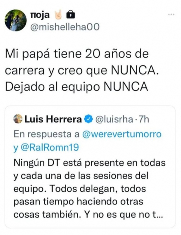 Hija de Miguel Herrera compara a su padre con el "Tata" Martino