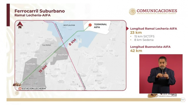 Ampliación del Tren Suburbano que unirá Buenavista con el AIFA