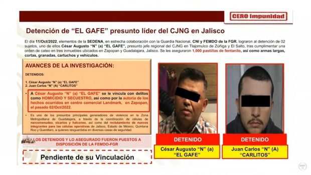 Detienen al Gafe responsable de la balacera en un centro comercial de Jalisco