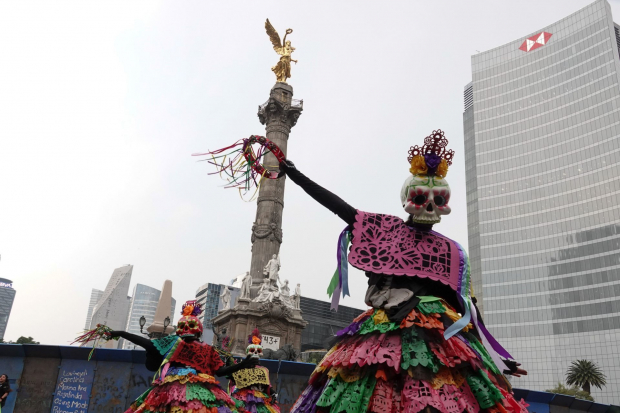 En FOTOS, así se vive en la CDMX el Desfile de Día de Muertos 2022