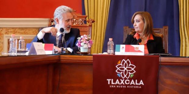 “Tlaxcala tiene cada día un ambiente que va preparando para recibir empresas de todo el mundo", dijo la gobernadora de Tlaxcala, Lorena Cuéllar.
