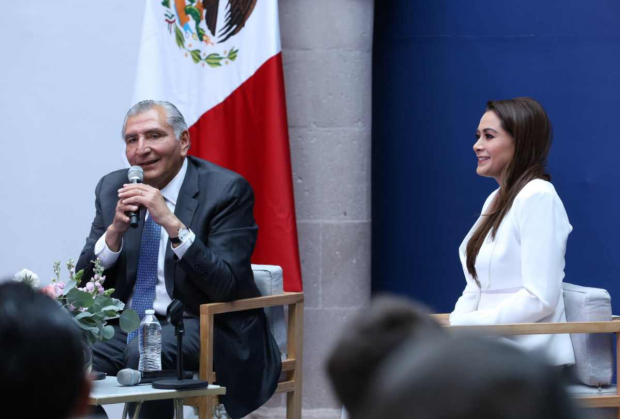 El secretario de Gobernación hizo un reconocimiento a Tere Jiménez por su iniciativa de convocar a los estados de Jalisco, Zacatecas y Guanajuato para trabajar de manera coordinada con Aguascalientes.