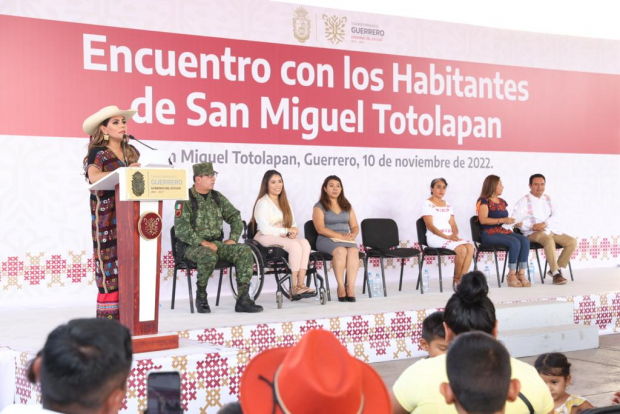 Destacan inversión de más de 265 mdp en todos los programas federales en San Miguel Totolapan
