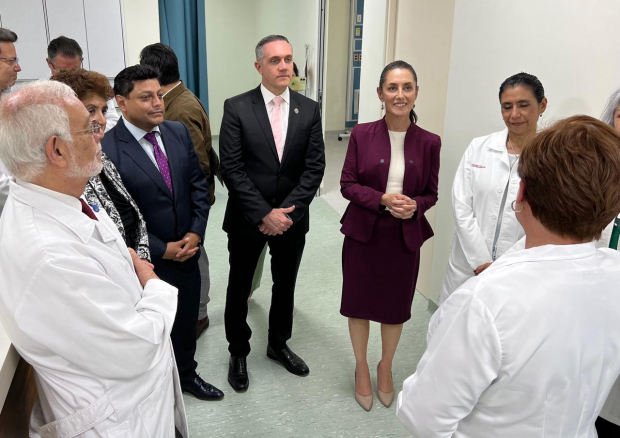 La Jefa de Gobierno en la CDMX, Claudia Sheimbaum, y el alcalde en Cuajimalpa, Adrián Rubalcava Suárez acudieron a la inauguración del nuevo Hospital General Cuajimalpa
