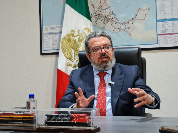 Jorge Nuño, secretario de Infraestructura, Comunicaciones y Transportes (SICT), en entrevista con La Razón.