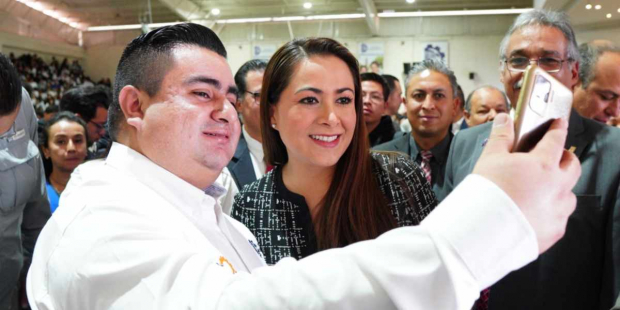 La gobernadora Tere Jiménez refrendó su respaldo a los jóvenes de Aguascalientes.