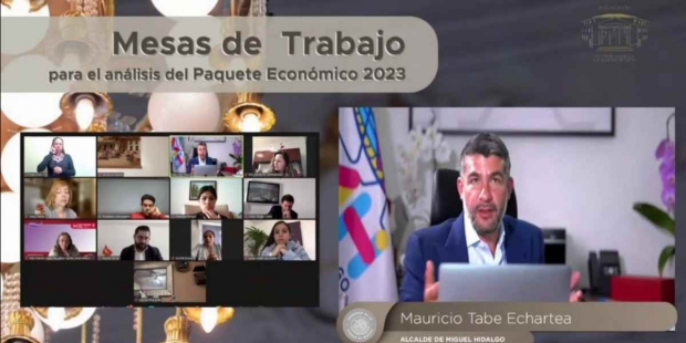 El alcalde Mauricio Tabe llamó a los diputados locales a no aprobar un presupuesto "inconstitucional" e injusto para Miguel Hidalgo.