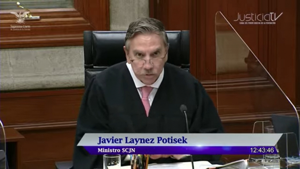 El ministro Javier Laynez Potisek.