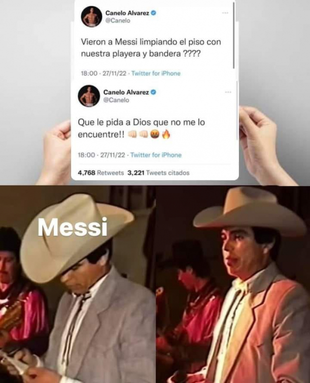 "Canelo" explotó contra Messi