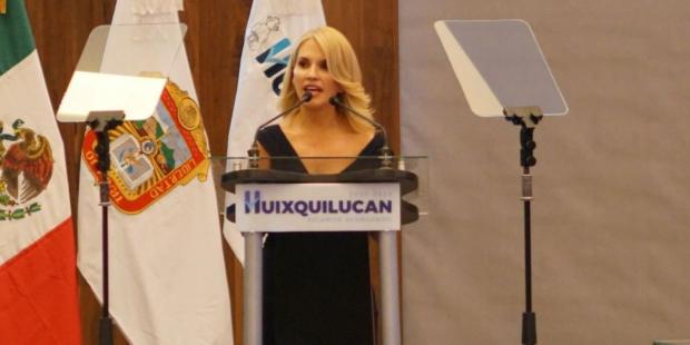 La presidenta municipal de Huixquilucan, Romina Contreras, rindió su Primer Informe de Resultados.