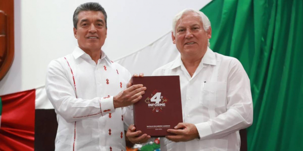 El gobernador Rutilio Escandón Cadenas aseguró que la consolidación de un gobierno democrático hoy se refleja con estabilidad política.