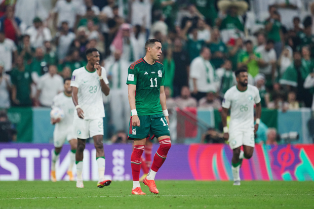 Rogelio Funes Mori tuvo un poco de actividad en Qatar 2022 en el juego entre México y Arabia Saudita.