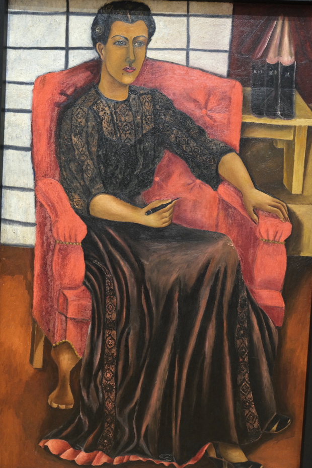 María Izquierdo, Retrato de Margarita Urueta, óleo sobre tela, ca. 1950.