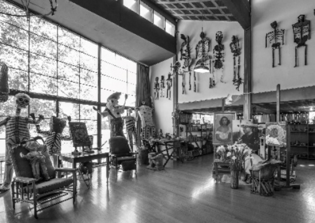Exposiciones en los museos Casa Estudio Diego Rivera y Frida Kahlo.