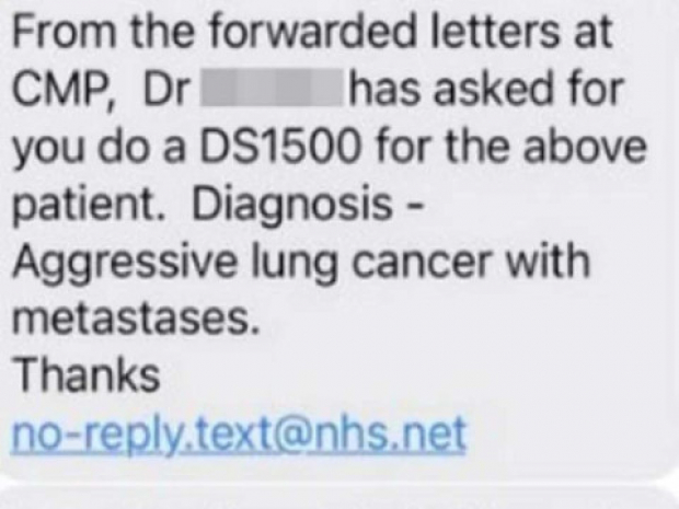 "Agresivo cáncer de pulmón con metástasis", fue el falso diagnóstico que recibieron las personas.