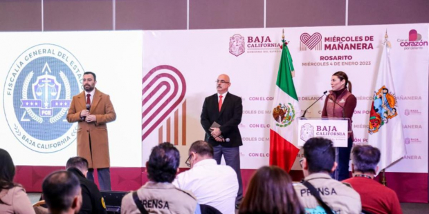 La gobernadora de Baja California hizo hincapié en la creación de la Secretaría de Seguridad Ciudadana que en su primer año se consolidó.