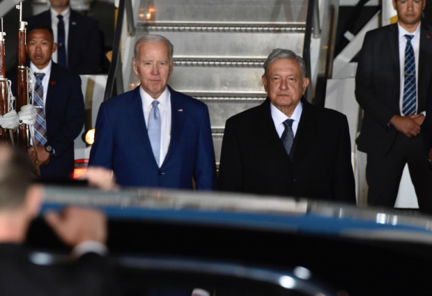 Los mandatarios de EU y de México, Joe Biden y Andrés Manuel López Obrador, respectivamente, previo a la Cumbre de Líderes de América del Norte