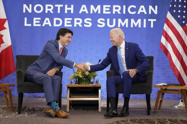 Biden y Trudeau se reunieron previo a encuentro con AMLO.