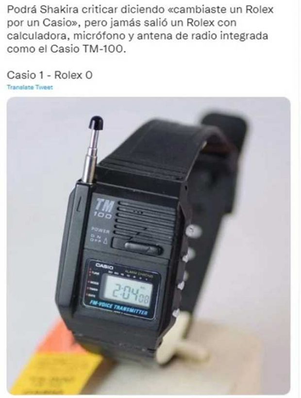 Internautas no dejaron pasar la oportunidad de destacar algunas virtudes de los relojes Casio