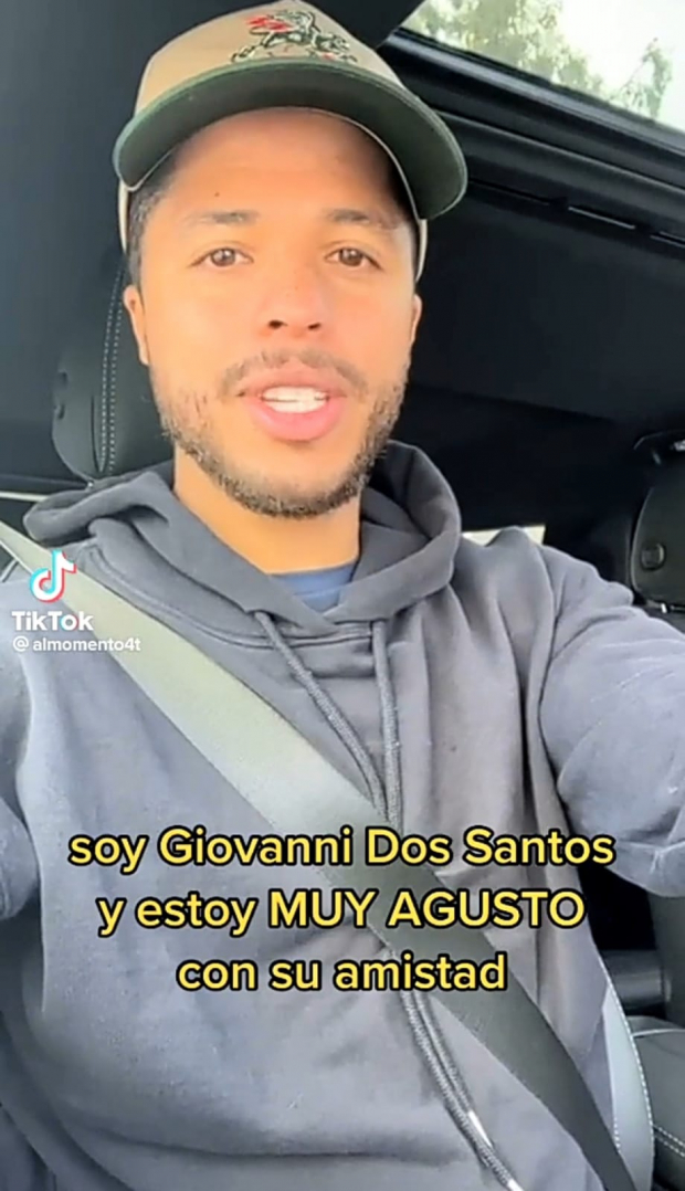 Giovani dos Santos, en mensaje para Adán Augusto López.