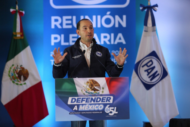 Marko Cortés, dirigente del Partido Acción Nacional.