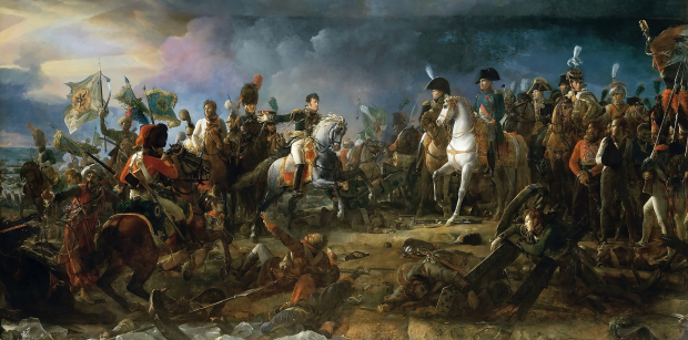El lienzo Napoleón en la batalla de Austerlitz, de François Gérard.