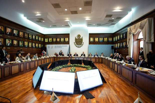 Reunión Ordinaria de la Conago, en el Palacio de Gobierno de Querétaro.