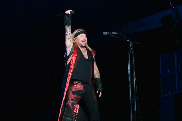 Vince Neil, cantante de Mötley Crüe, ayer en el Foro Sol.