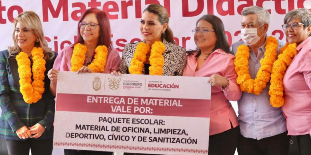 "Con esto refrendamos el compromiso absoluto que tenemos con los niños y las niñas de Guerrero", dijo la gobernadora de Guerrero.