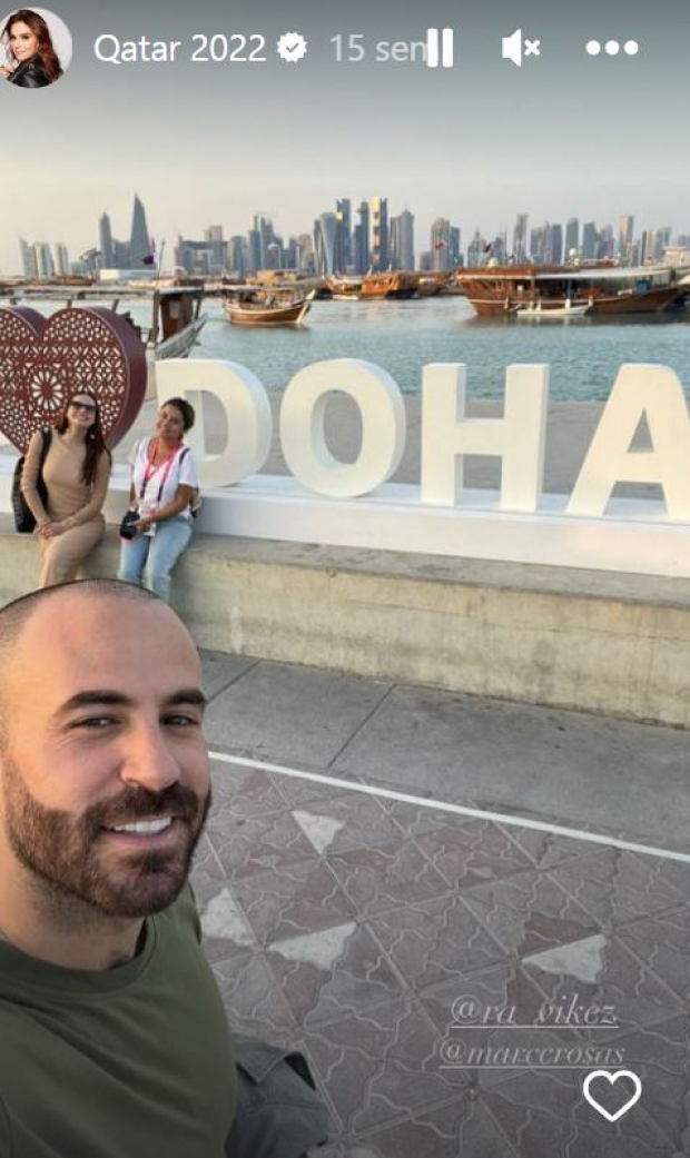 Tania Rincón y Marc Crosas estuvieron en la cobertura de Qatar 2022
