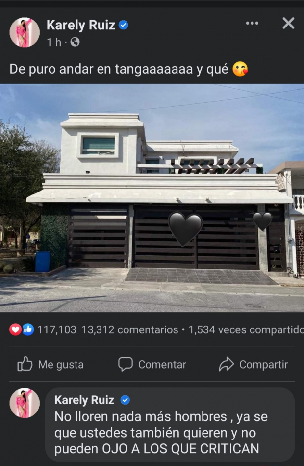 Así es la nueva casa de Karely Ruiz
