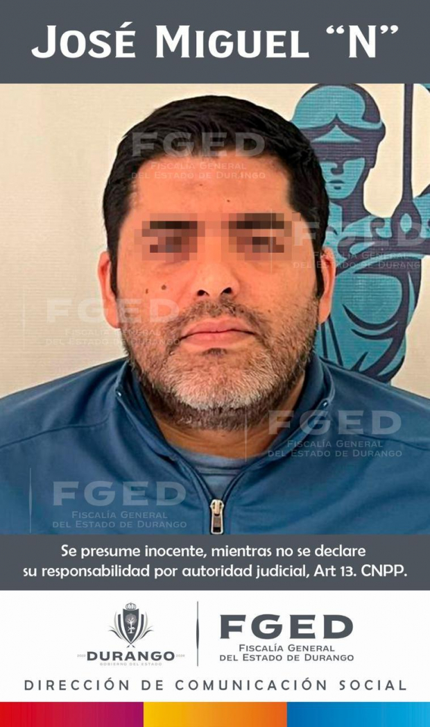 José Miguel "N", detenido por caso de brote de meningitis micótica.