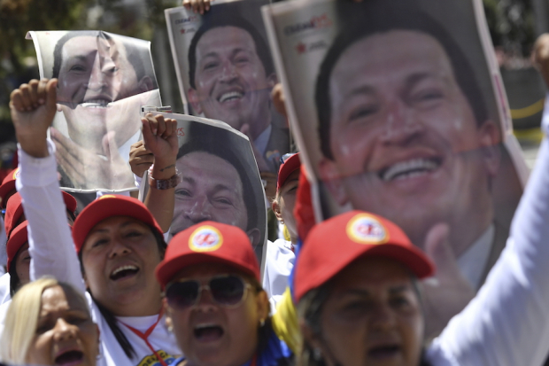 Simpatizantes de Hugo Chávez participaron en la conmemoración del 10o aniversario de su fallecimiento, el pasado 5 de marzo.