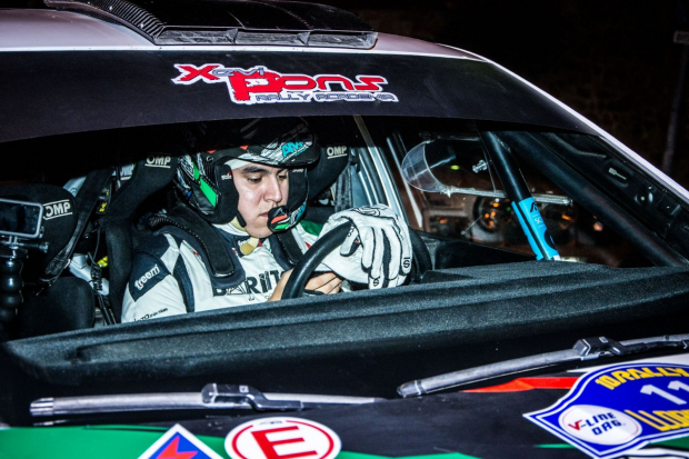 Alejandro Mauro, piloto de rally, tiene tan solo 21 años de edad
