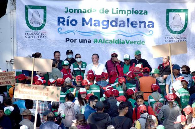 Realizan primera jornada de limpieza en el Río Magdalena 2023