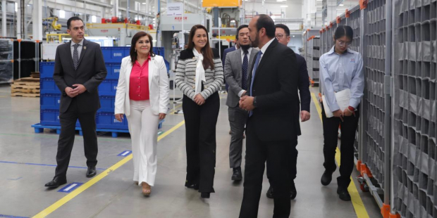 “Gracias a la confianza de la empresa Xinquan, nuestro estado sigue avanzando en su ruta hacia nuevas fronteras de desarrollo", dijo la gobernadora Tere Jiménez.