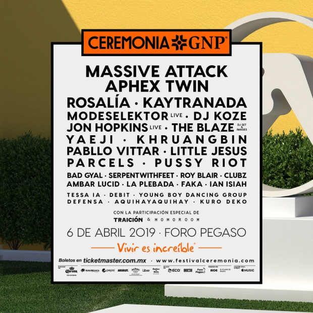 Lineup del festival en 2019