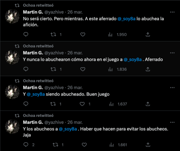 Memo Ochoa falso recibe insultos que eran para el portero de la Selección Mexicana.