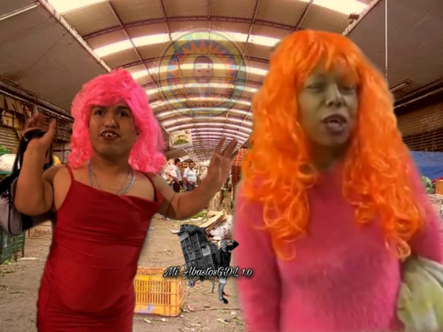 Memes del Medio Metro vestido como hermana de La Pompis