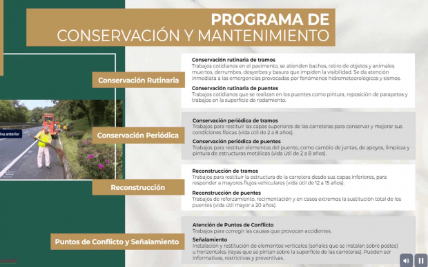 Programa de Conservación y Mantenimiento