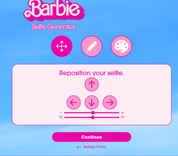Generador de foto de Barbie