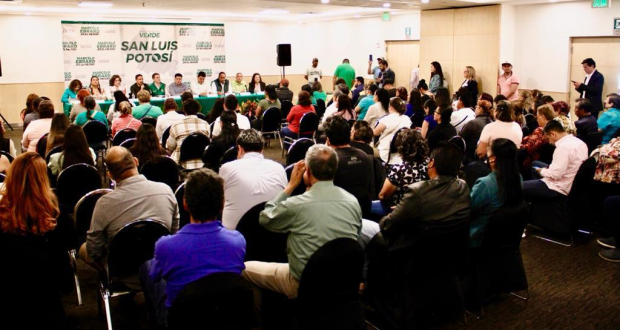 Asamblea de Plataforma Verde en San Luis Potosí.