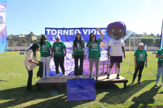 El Torneo Violeta se organiza en apoyo a las mujeres.