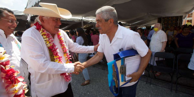 El secretario de Agricultura, Víctor Villalobos, resaltó que en esta entidad inició el programa Fertilizantes para el Bienestar en 2019, por instrucción del Presidente López Obrador.